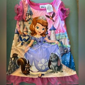EUC Disney Sofia the First 18M Nightgown